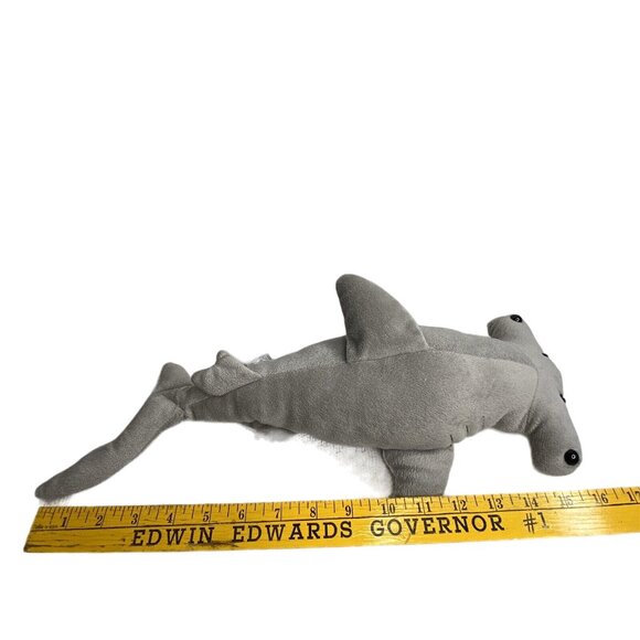 Fiesta Hammerhead Shark Plush Stuffed Animal Soft Toy Fish Gray 17" Nose to Tail - Picture 4 of 7